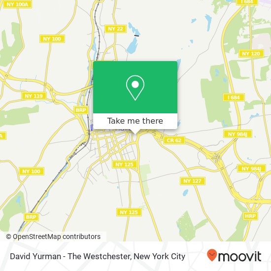 Mapa de David Yurman - The Westchester