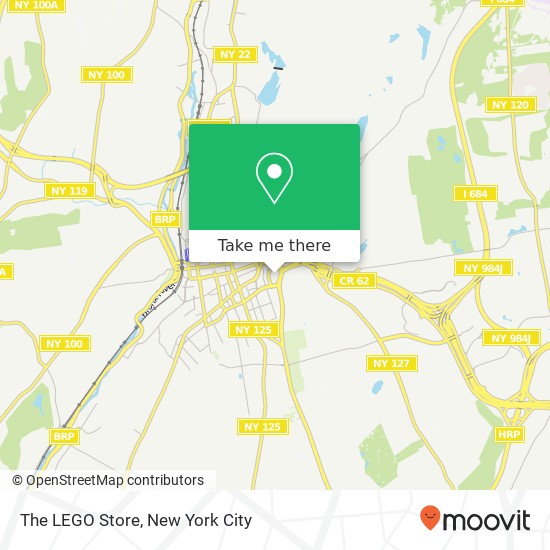 The LEGO Store map