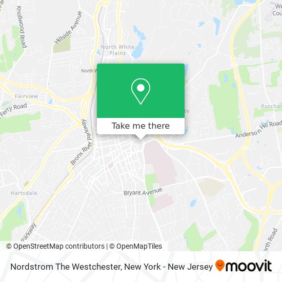 Mapa de Nordstrom The Westchester
