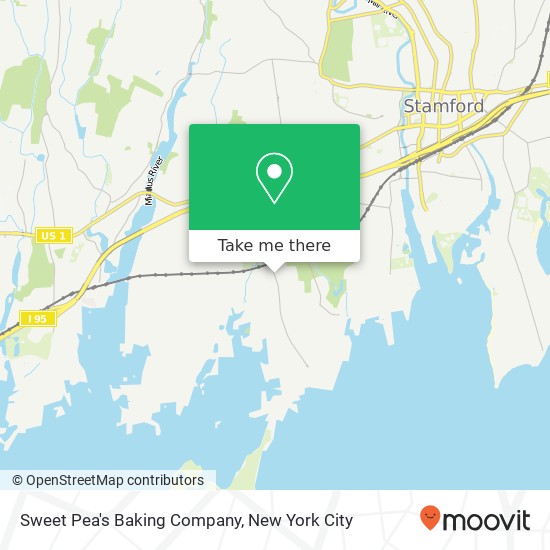 Sweet Pea's Baking Company map