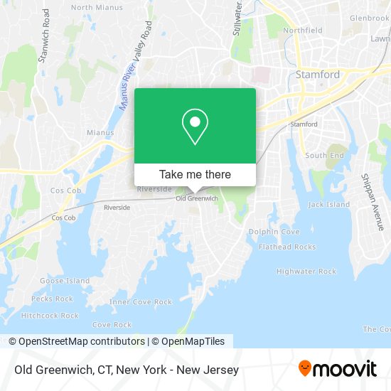 Old Greenwich, CT map