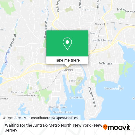 Mapa de Waiting for the Amtrak / Metro North