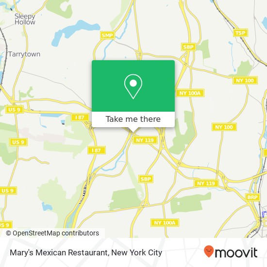 Mapa de Mary's Mexican Restaurant