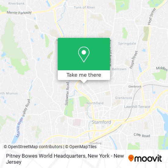 Pitney Bowes World Headquarters map