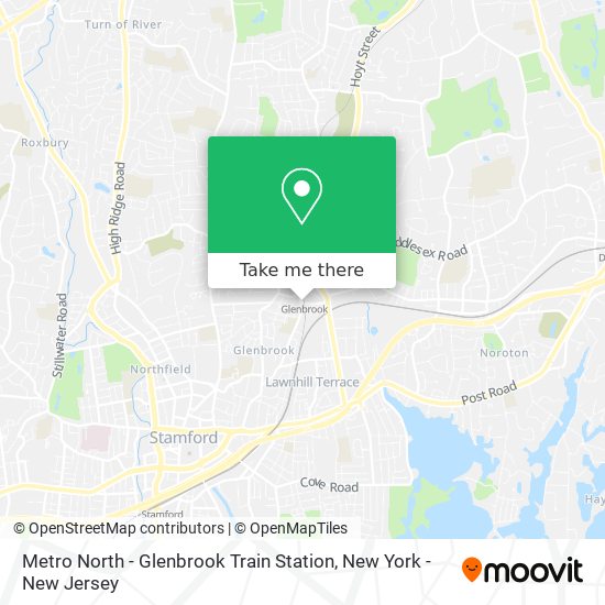 Mapa de Metro North - Glenbrook Train Station