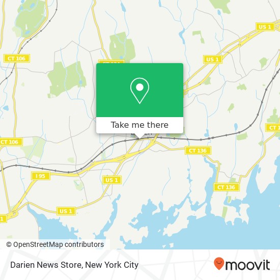 Darien News Store map