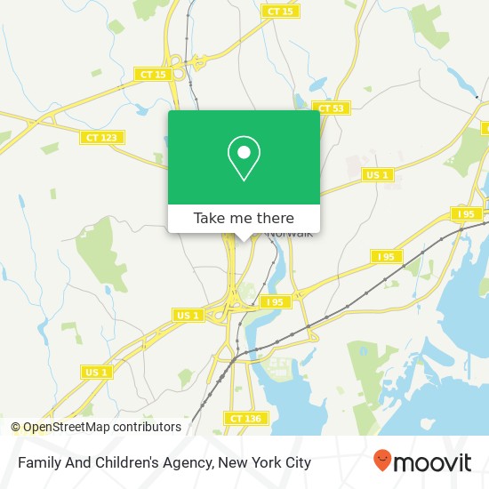 Mapa de Family And Children's Agency