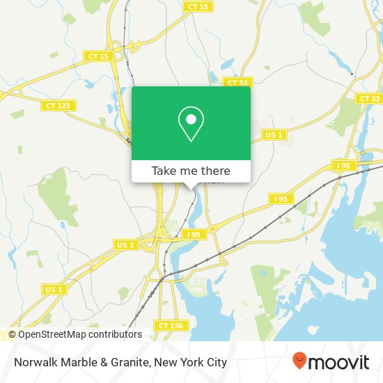 Mapa de Norwalk Marble & Granite