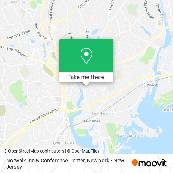 Norwalk Inn & Conference Center map