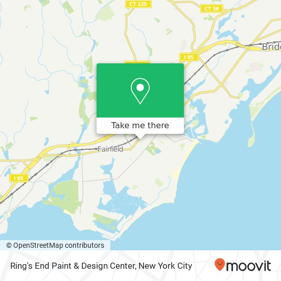 Mapa de Ring's End Paint & Design Center