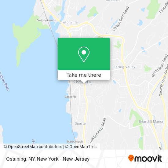 Ossining, NY map