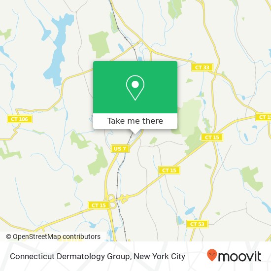 Connecticut Dermatology Group map