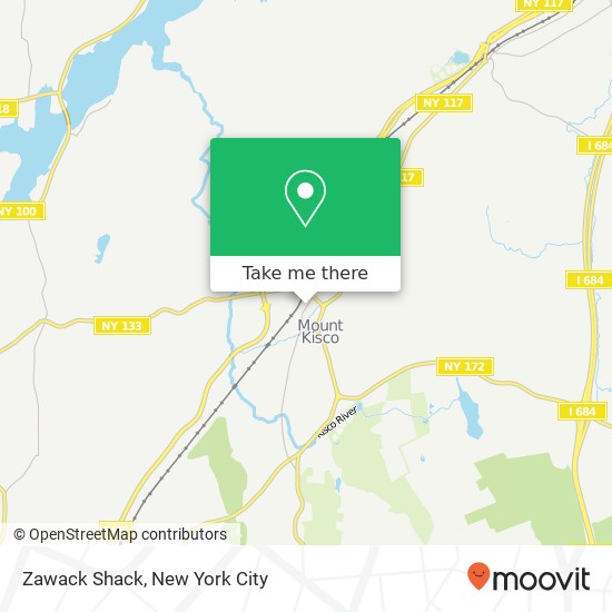 Zawack Shack map