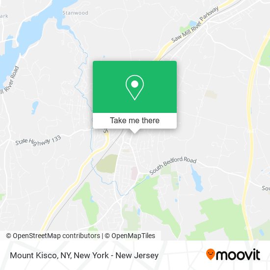 Mount Kisco, NY map