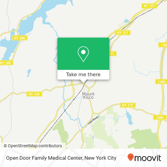 Mapa de Open Door Family Medical Center