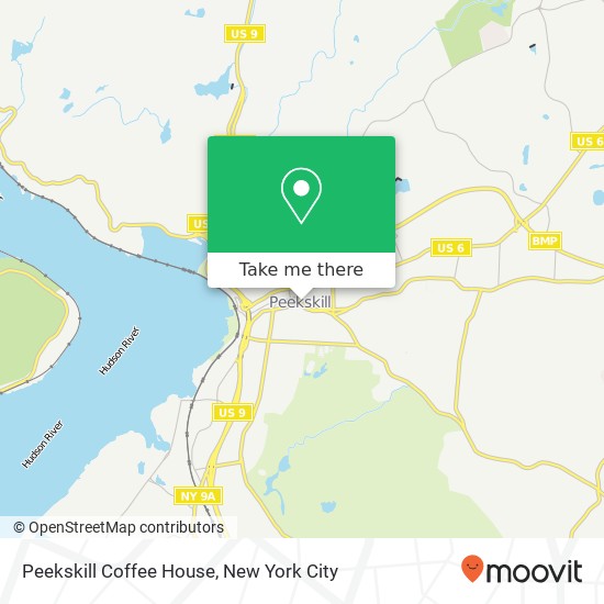 Peekskill Coffee House map