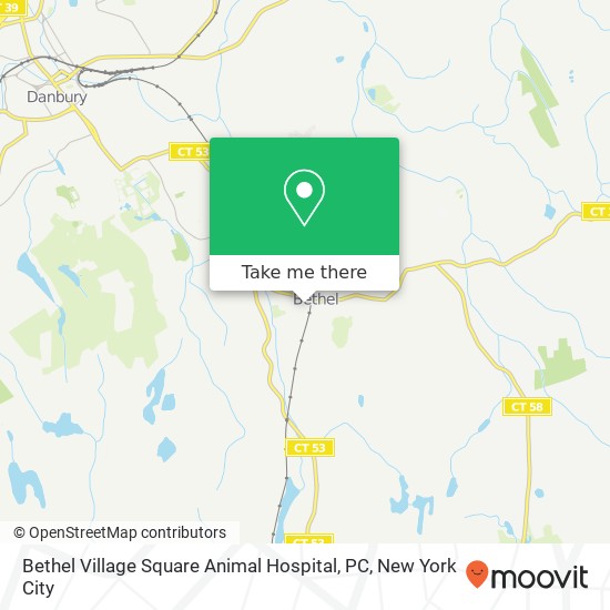 Bethel Village Square Animal Hospital, PC map