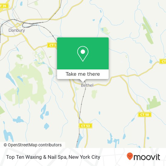 Top Ten Waxing & Nail Spa map