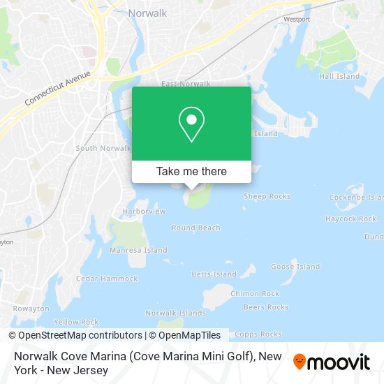 Mapa de Norwalk Cove Marina (Cove Marina Mini Golf)