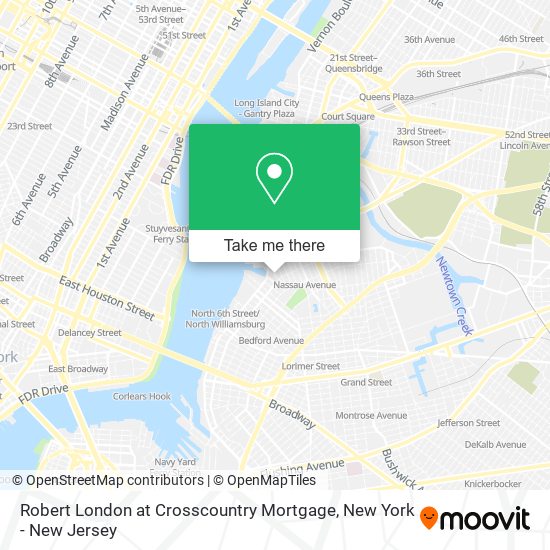 Robert London at Crosscountry Mortgage map