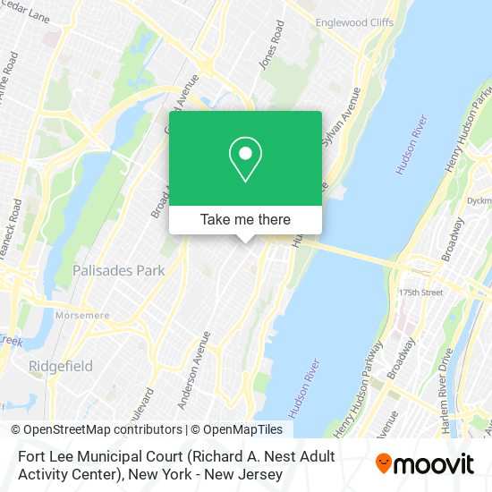 Fort Lee Municipal Court (Richard A. Nest Adult Activity Center) map