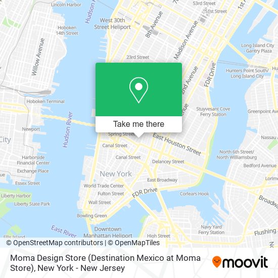 Mapa de Moma Design Store (Destination Mexico at Moma Store)