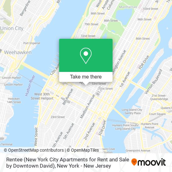 Mapa de Rentee (New York City Apartments for Rent and Sale by Downtown David)