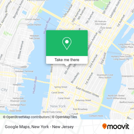 Google Maps map