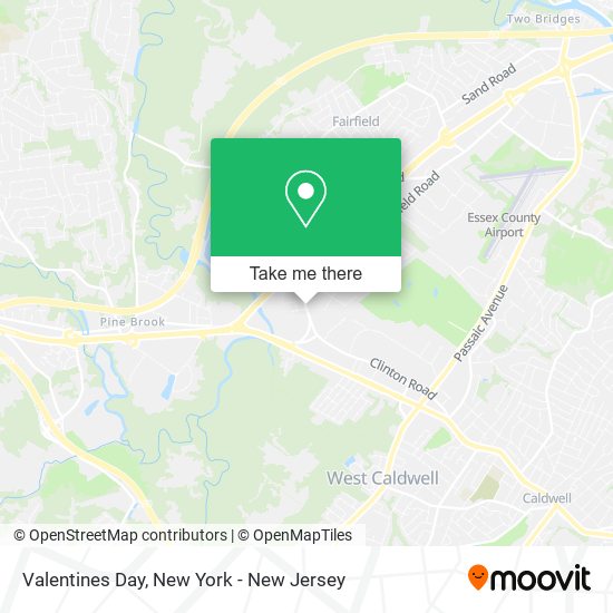 Mapa de Valentines Day