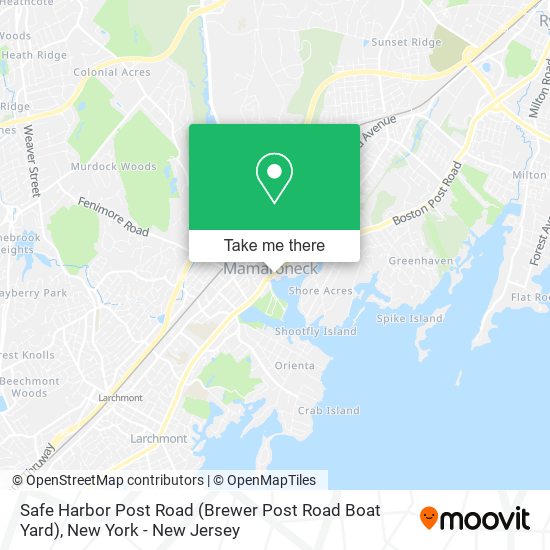 Mapa de Safe Harbor Post Road (Brewer Post Road Boat Yard)