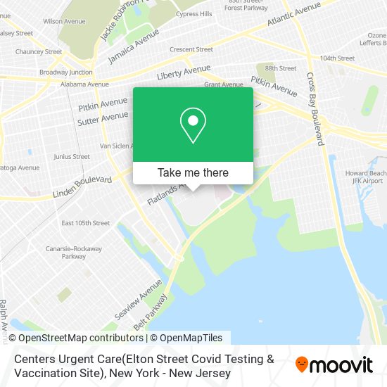 Centers Urgent Care(Elton Street Covid Testing & Vaccination Site) map