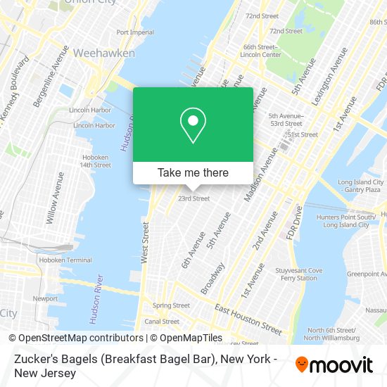 Zucker's Bagels (Breakfast Bagel Bar) map