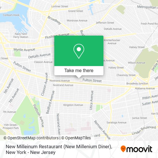Mapa de New Milleinum Restaurant (New Millenium Diner)
