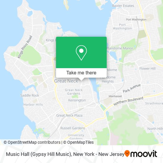 Music Hall (Gypsy Hill Music) map