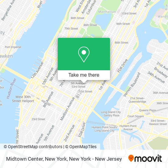 Midtown Center, New York map