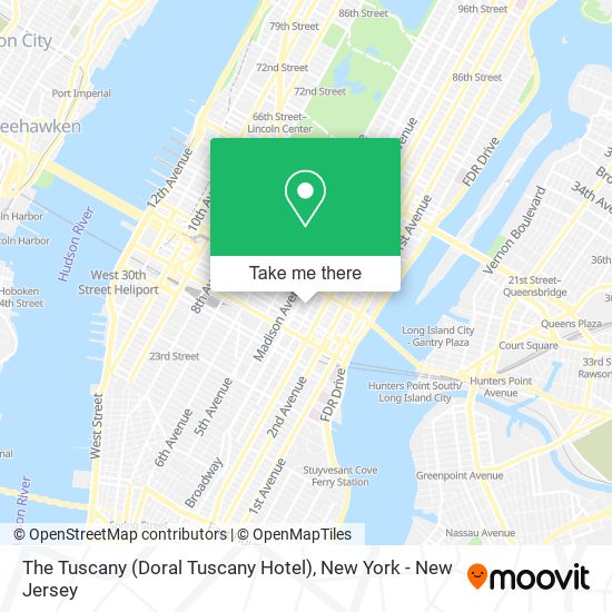 The Tuscany (Doral Tuscany Hotel) map