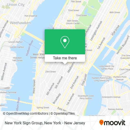 Mapa de New York Sign Group