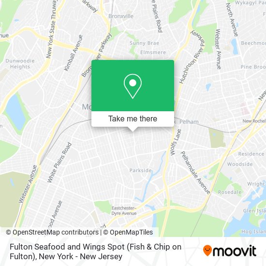 Mapa de Fulton Seafood and Wings Spot (Fish & Chip on Fulton)