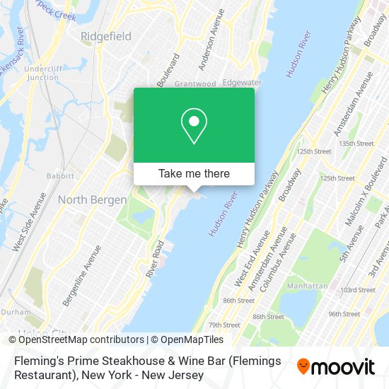 Mapa de Fleming's Prime Steakhouse & Wine Bar (Flemings Restaurant)