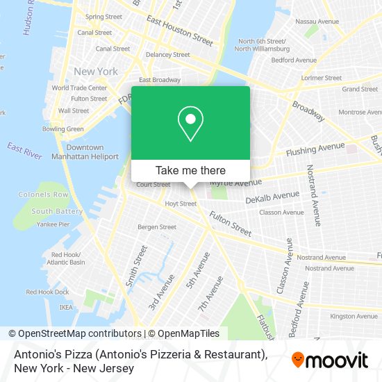 Antonio's Pizza (Antonio's Pizzeria & Restaurant) map