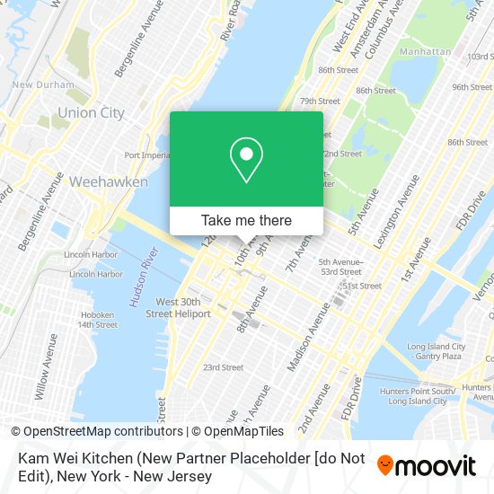 Mapa de Kam Wei Kitchen (New Partner Placeholder [do Not Edit)
