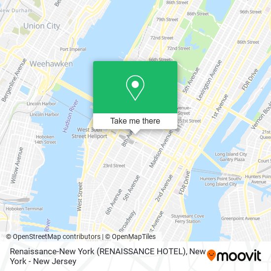 Renaissance-New York (RENAISSANCE HOTEL) map