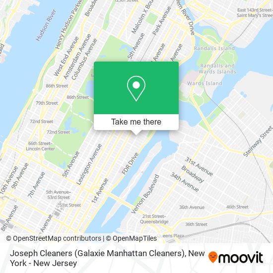 Mapa de Joseph Cleaners (Galaxie Manhattan Cleaners)