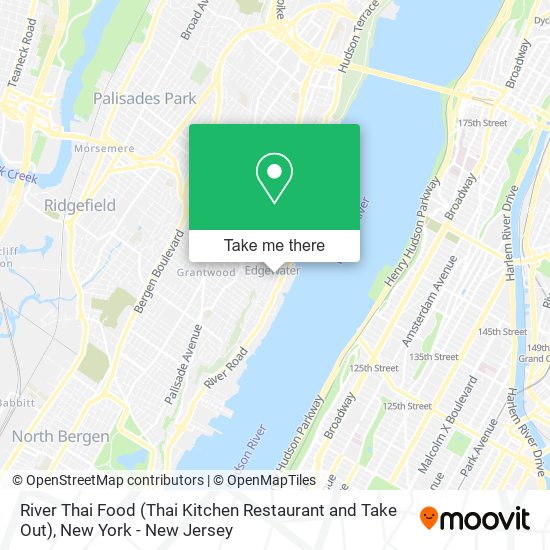 River Thai Food (Thai Kitchen Restaurant and Take Out) map