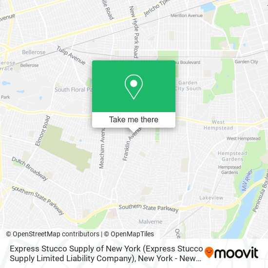 Mapa de Express Stucco Supply of New York (Express Stucco Supply Limited Liability Company)