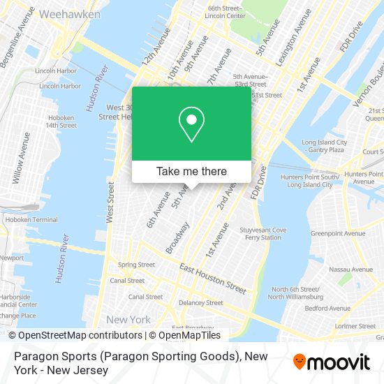 Mapa de Paragon Sports (Paragon Sporting Goods)