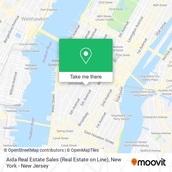 Aida Real Estate Sales (Real Estate on Line) map
