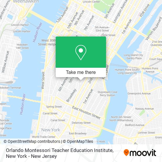 Mapa de Orlando Montessori Teacher Education Institute