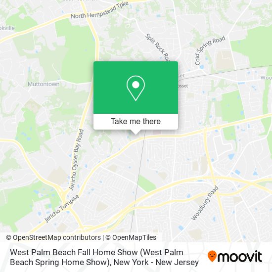 West Palm Beach Fall Home Show map