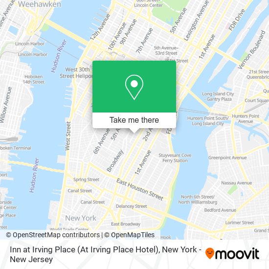 Inn at Irving Place (At Irving Place Hotel) map